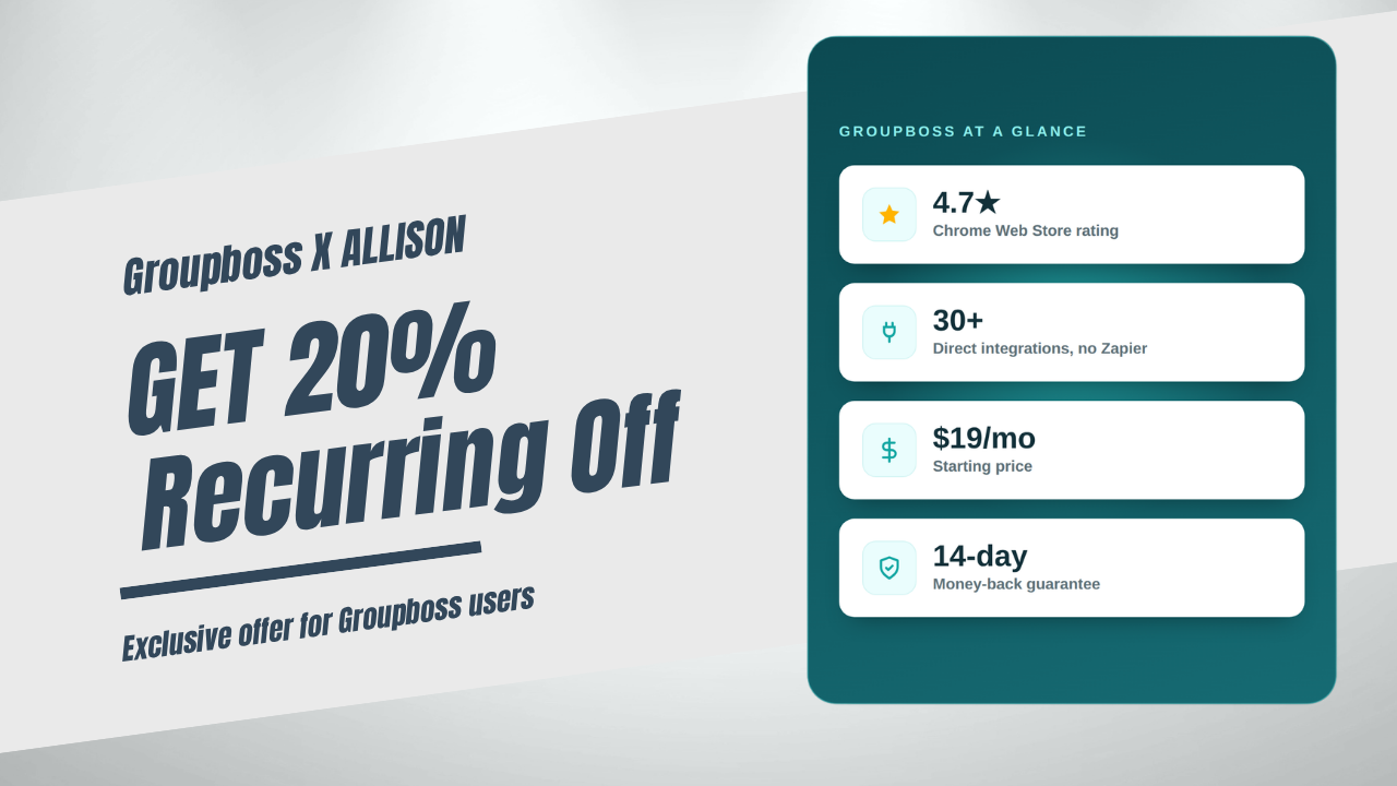 Groupboss X allison